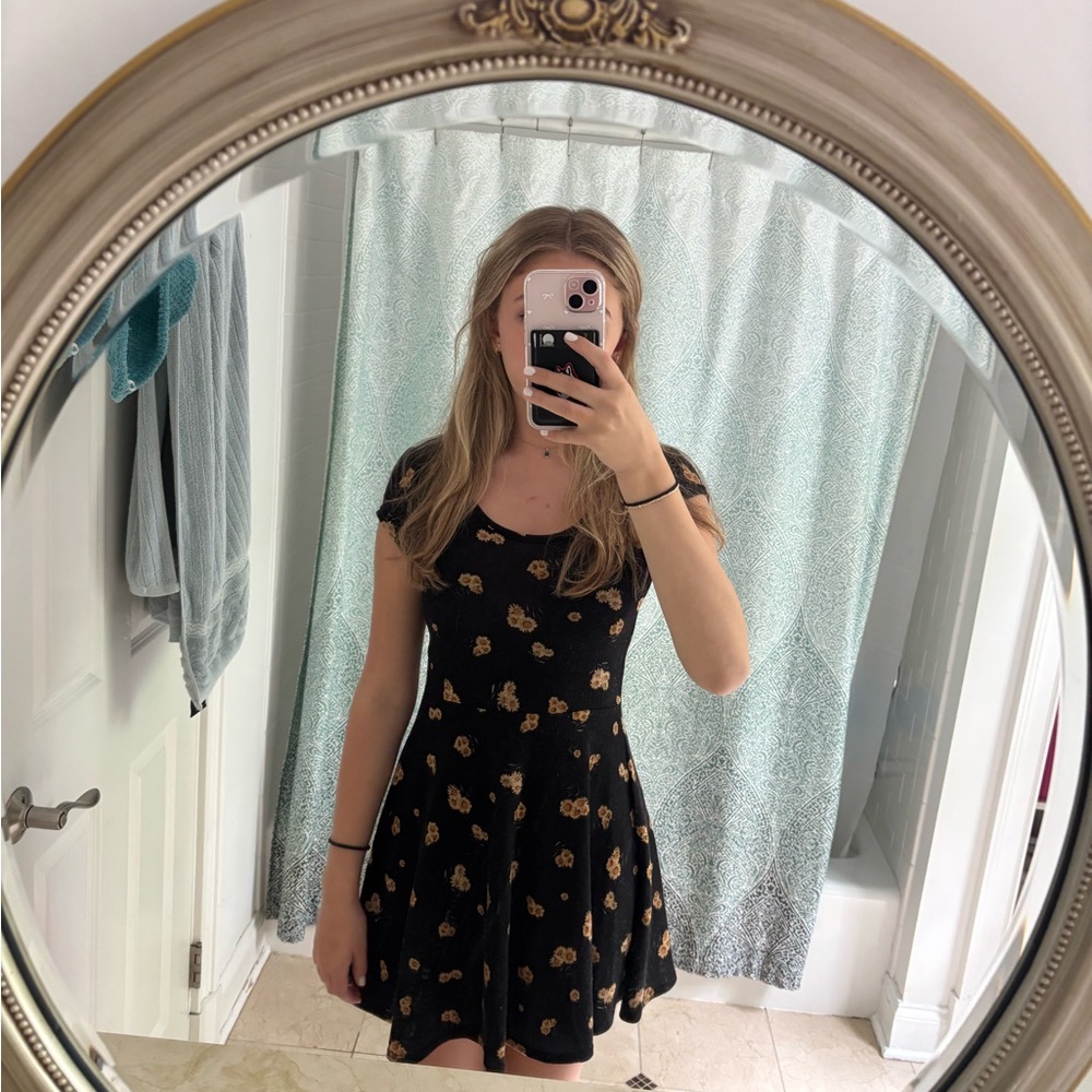 Rue21 Black Fit and Flare Mini Dress